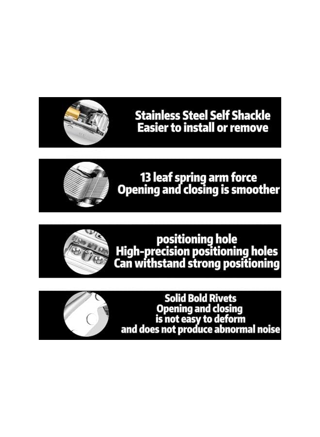 promass 6 Pcs Kitchen Soft Close Cabinet Door Hinges, 1.5mm Stainless Concealed Kitchen Cabinet Hinges Hardware Accessories for Cabinets, Wardrobes and Bookcases, Silver - Image 5