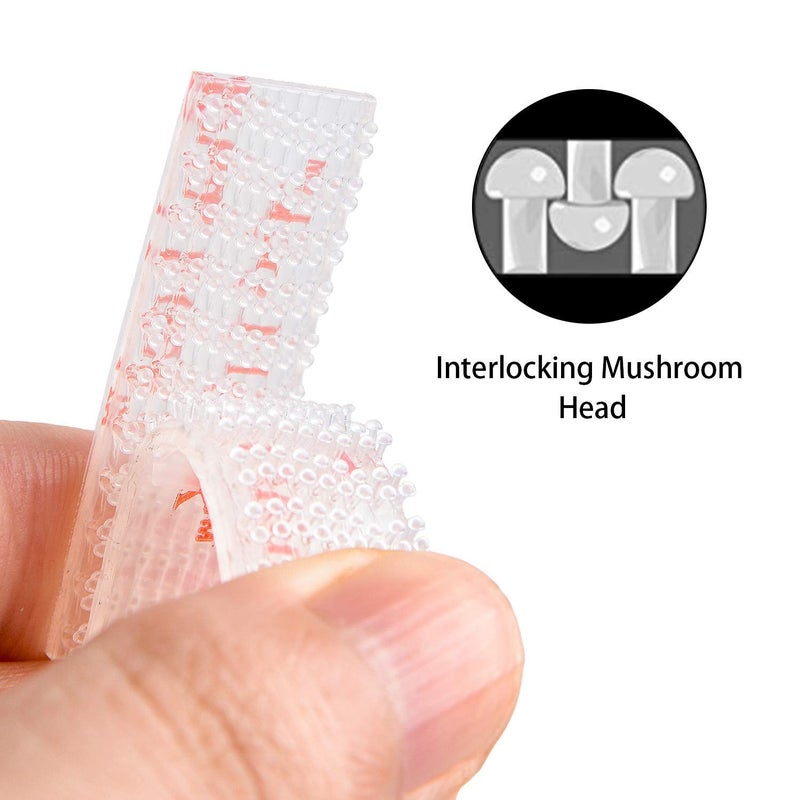 HSTECH 16 Pcs EZ Pass/IPass/IZoom Toll Tag Mounting Kit - Reclosable Fastener Peel and Stick Adhesive Dual Lock Tape Strips - Image 4