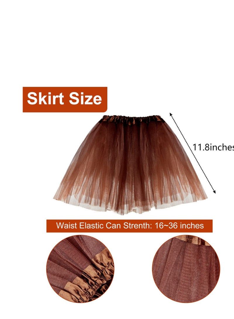 Excefore Puppy Dog Costume Set, Animal Costume Set, Dog Ear Headband, Bow Tie, Tail, Tutu Skirt, Suitable for Cosplay Costume Dress Up Party Decoration - Image 2