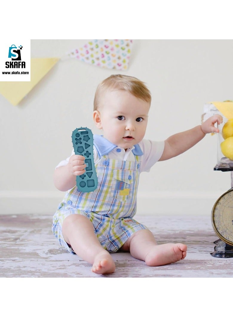 SKAFA Remote Teether for Baby | Soft Chew Toys with TV Remote Control Shape | Toy for Toddlers Teething Relief and Soothe Sore Gum, BPA Free, 3-12 Months - Image 3
