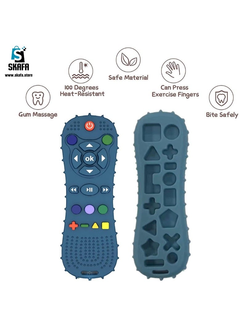 SKAFA Remote Teether for Baby | Soft Chew Toys with TV Remote Control Shape | Toy for Toddlers Teething Relief and Soothe Sore Gum, BPA Free, 3-12 Months - Image 5
