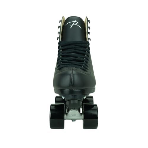 Riedell Boost Roller Skates - Lightweight, Comfortable Indoor Quad Skates for Men and Women Beginner to Seasoned with Smooth Retro Build - Black - Size 11 - Image 3