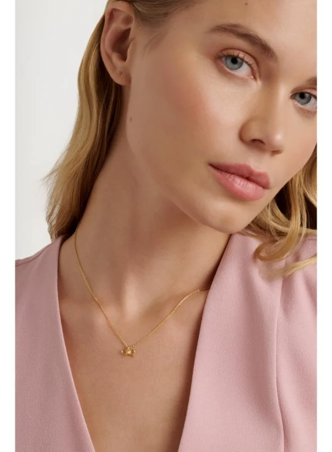 Ted Baker  BLAIRE: Mini Metal Bow Pendant Necklace for Women | Best Price UAE
