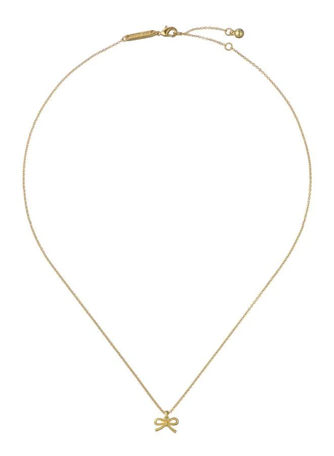 تيد بيكر BLAIRE: Mini Metal Bow Pendant Necklace