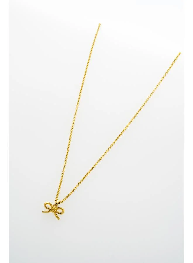 Ted Baker  BLAIRE: Mini Metal Bow Pendant Necklace for Women | Best Price UAE