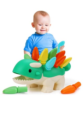 Dinosaur Fine Motor Skills Toys for Toddlers Age 1-3 Years, Toddler Dinosaur Games, Dinosaur Plugging Toy Fine Motor Skills,Dino Toy Color & Number (Dinosaur Fine Motor Skills) - pzsku/ZAABF6A7262B0C0DD56D5Z/45/_/1687678627/b9862bbe-3ecc-46db-a388-dd8eb25ac991