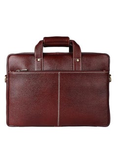 HAMMONDS FLYCATCHER Bombay Brown Leather 15.6 inch Laptop Messenger Bag (L=40,H=29, B=8 cm) LB164BR | 7G27  - Image 2