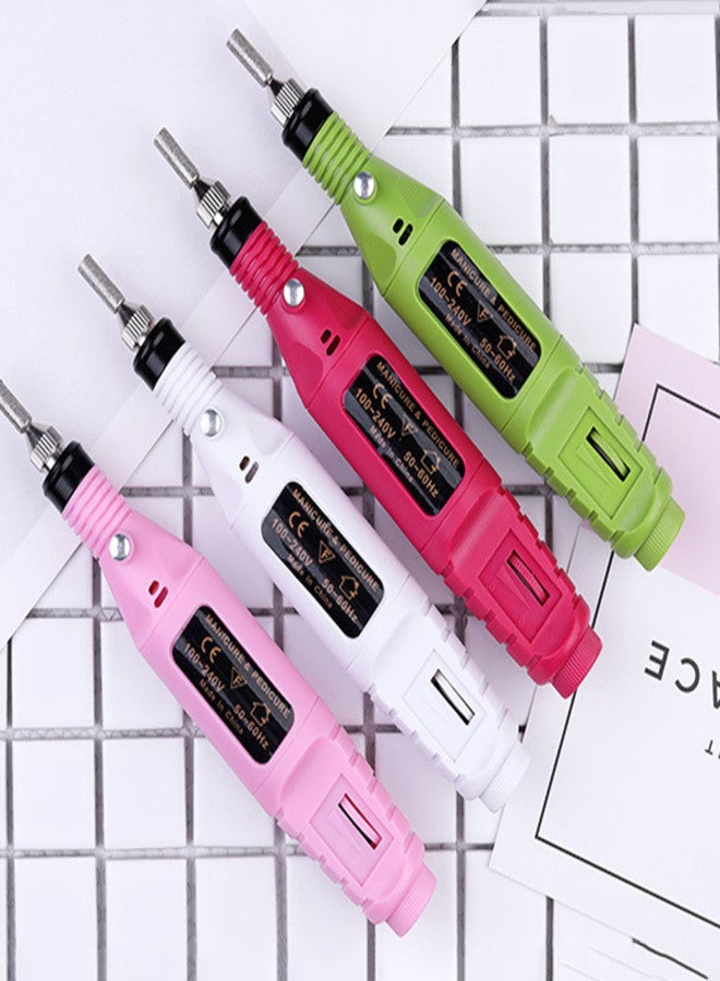 Electric Nail Drill Polish Kit 20000 RPM USB Power Nail Drill Pen Manicure Pedicure Machine with 6 Drill Bits for Home Salon Use - Image 5