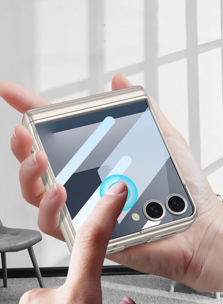 general Case for Samsung Galaxy Z Flip 7 Cover  with S Pen, S Pen Holder, with Magnetic Hinge Protection, Screen Protector - Image 2