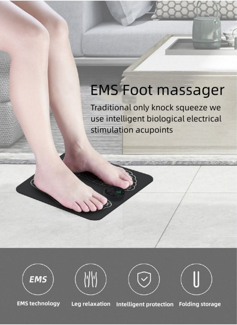 ماركة غير محددة EMS Foot Massager LCD 6 Modes Electrotherapy Foot Therapy  - Image 5