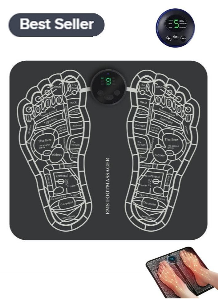 ماركة غير محددة EMS Foot Massager LCD 6 Modes Electrotherapy Foot Therapy  - Image 1
