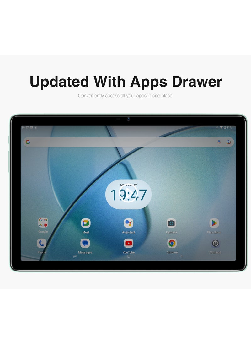 Doogee - T10S Smart Tablet 10.1-Inch FHD Display TUV Low Bluelight Android 13 Octa-Core Processor 128GB ROM 11GB(6+5) RAM 8+5MP Camera Dual SIM 4G Network 6600mAh Battery - Image 1