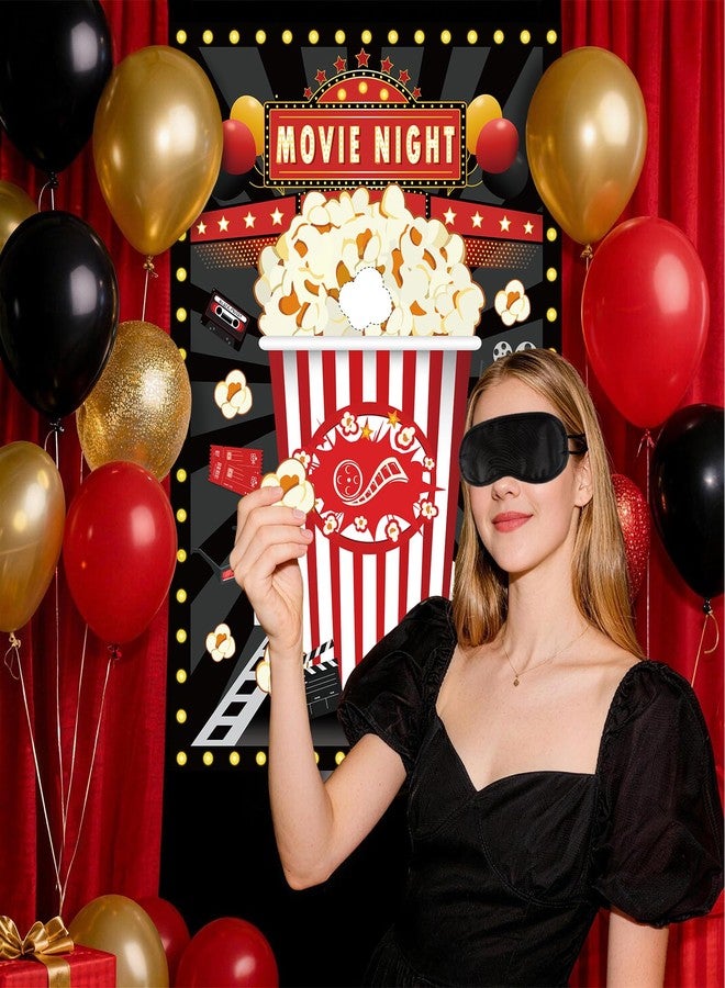 Atiloy Movie Night Party Pin the Popcorn on the Box Large Popcorn Game Poster with 24 Popcorns Stickers Movie Night Supplies for Kids Birthday Party Movie Theater Carnival Activities Supplies - Image 4
