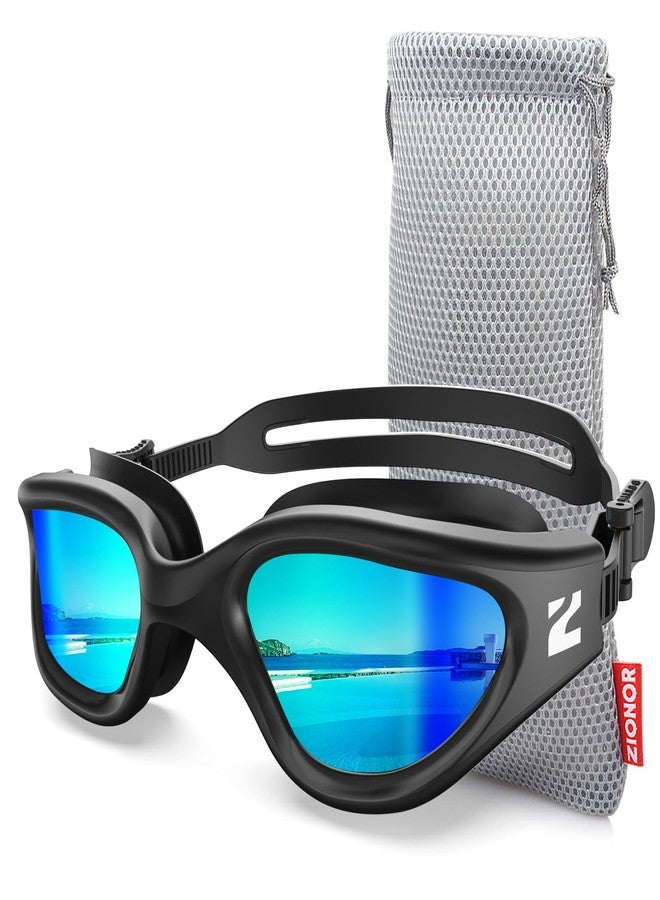 ZIONOR Swim Goggles Adult, G1 Air Polarized Anti-Fog Swimming Goggles for Women Men, Soft Silicone Strap, Outdoor - Image 1