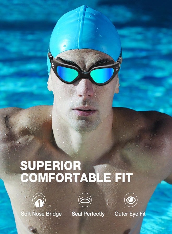 ZIONOR Swim Goggles Adult, G1 Air Polarized Anti-Fog Swimming Goggles for Women Men, Soft Silicone Strap, Outdoor - Image 4