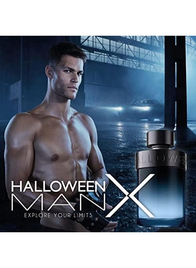 هالوين مان اكس للرجال 4.2 أونصة ماء تواليت بخاخ 125 مل أزرق أسود - Image 4
