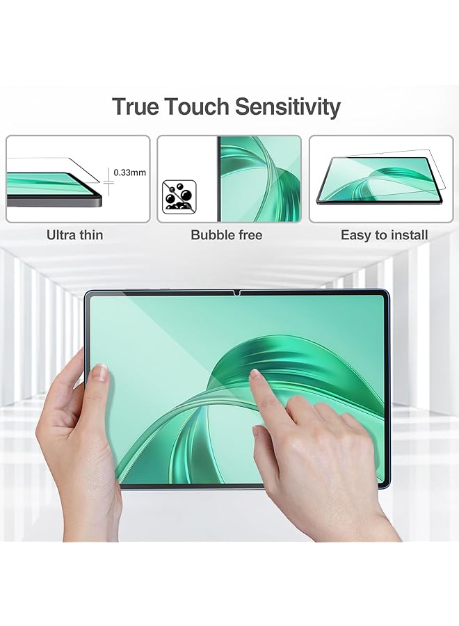 Procases 2 Pack Screen Protector For Honor Pad X8A X9 Tempered Glass Film Guard For Honor Pad X8A 11 Inch Honor Pad X9 11.5 Inch - Image 4