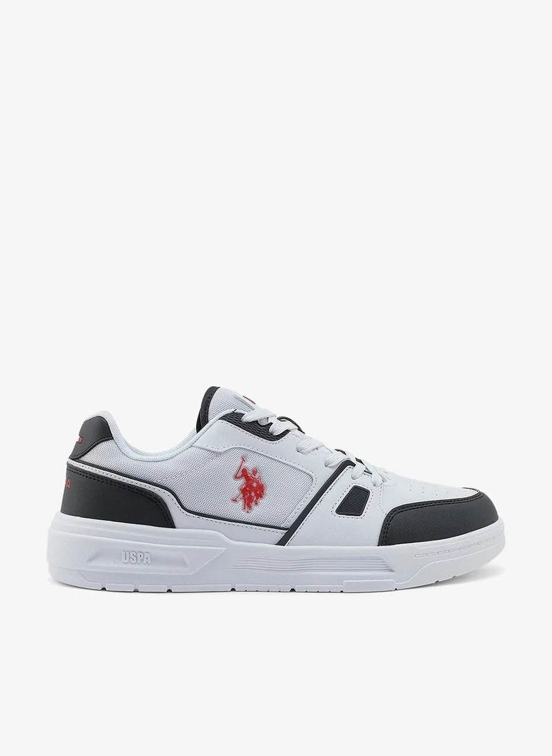 U.S. Polo Assn. white Men's White Sneakers - Elegant Design,Comfortable Casual Shoes for Everyday Wear for Men | Best Price UAE