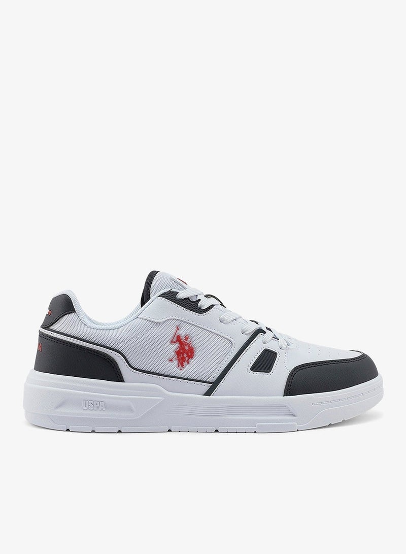U.S. Polo Assn. Men's White Sneakers - Elegant Design,Comfortable Casual Shoes for Everyday Wear - Image 2