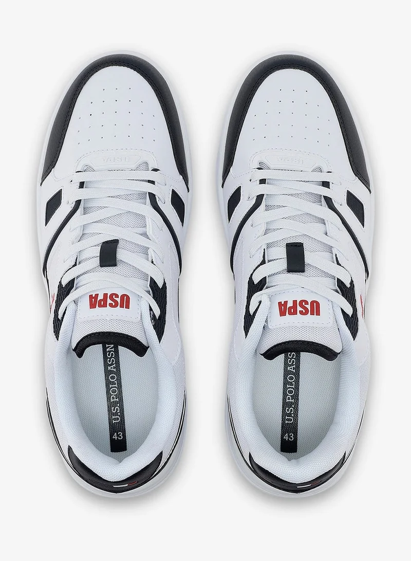 U.S. Polo Assn. white Men's White Sneakers - Elegant Design,Comfortable Casual Shoes for Everyday Wear for Men | Best Price UAE