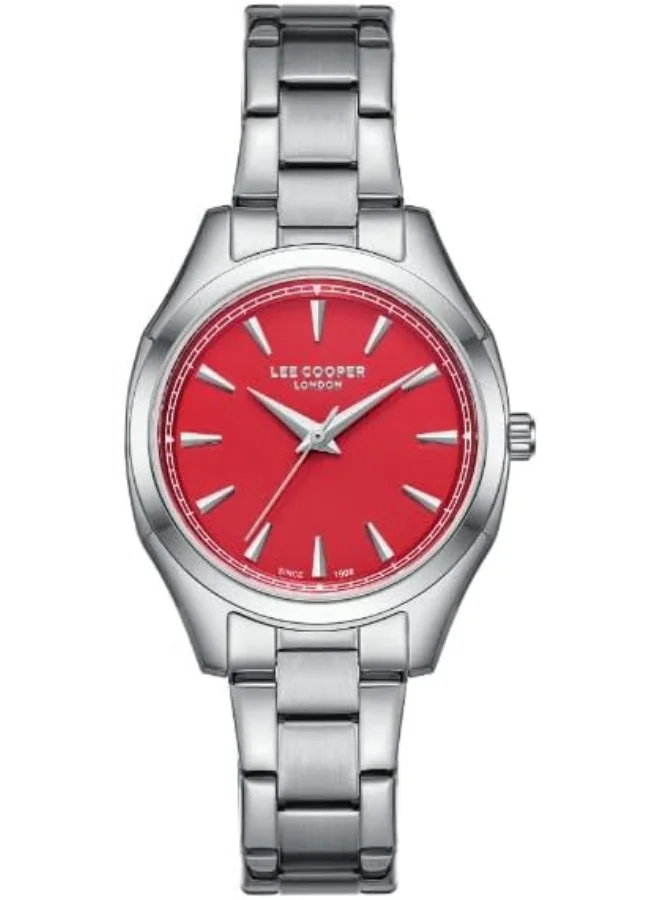 لي كوبر LEE COOPER Women Analog Red Dial Watch - LC08006.380