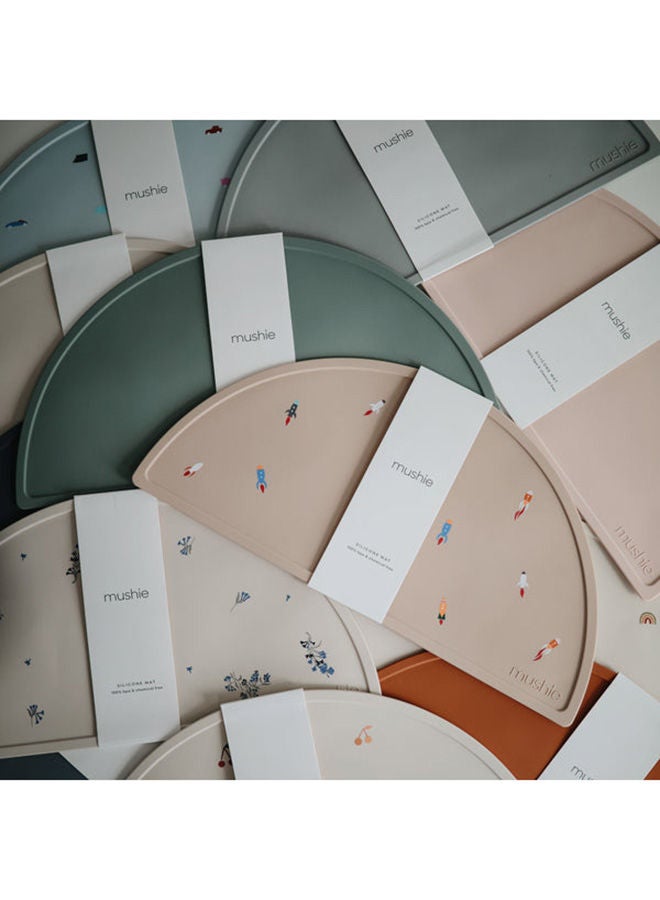 NIBEMINENT Silicone Feeding Placemat - Stone - Image 5