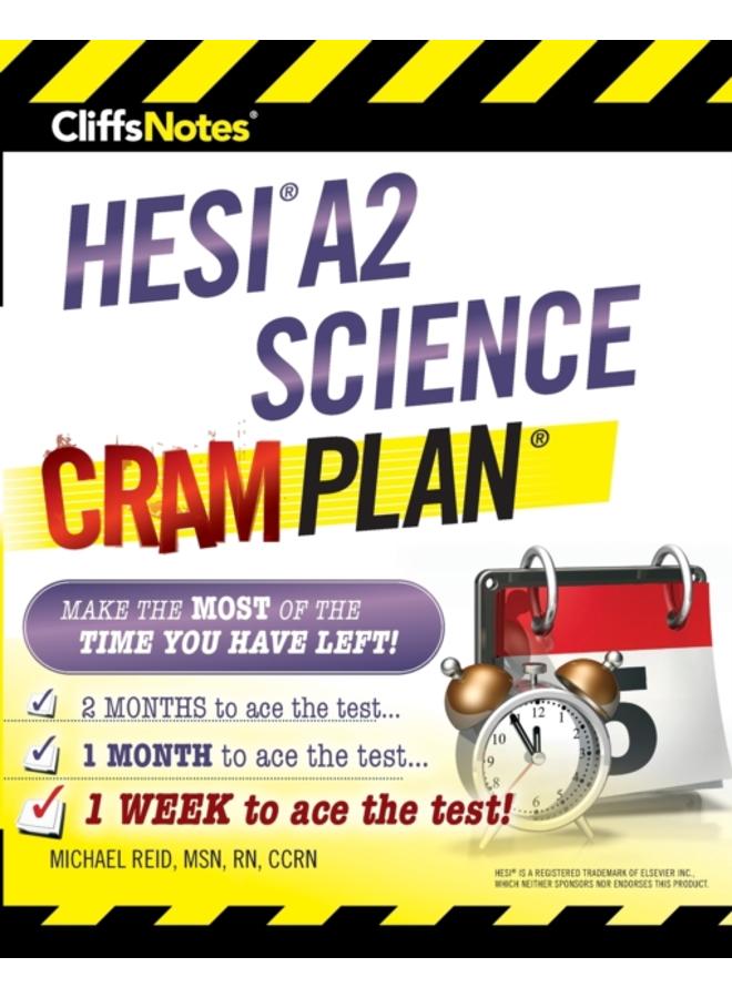 CliffsNotes HESI A2 Science Cram Plan 