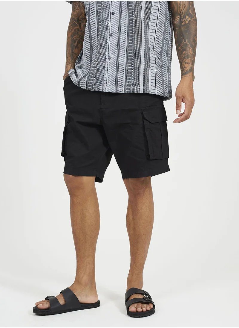 BRAVE SOUL Canvas Cargo Shorts