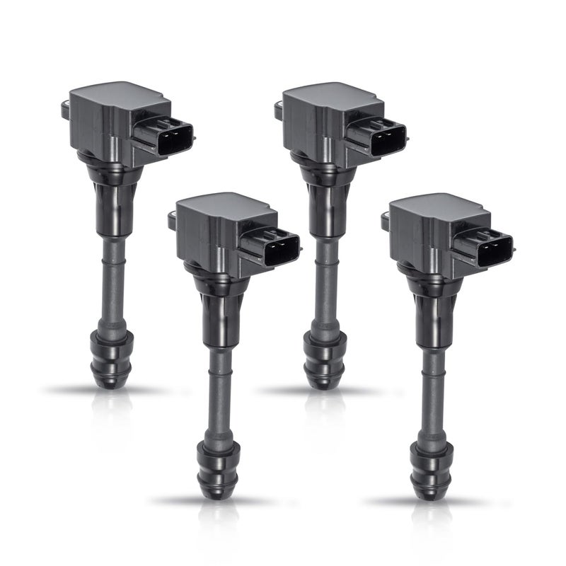 إي أن أه مجموعة ENA من 4 ملفات إشعال 2.5 لتر رباعية الأسطوانات متوافقة مع نيسان ألتيما 2002-2006، وسنترا إكس تريل 2002-2008، وإكس تريل 2010-2013. ملفات إشعال لـ UF350 C1398 224488H300 - Image 1