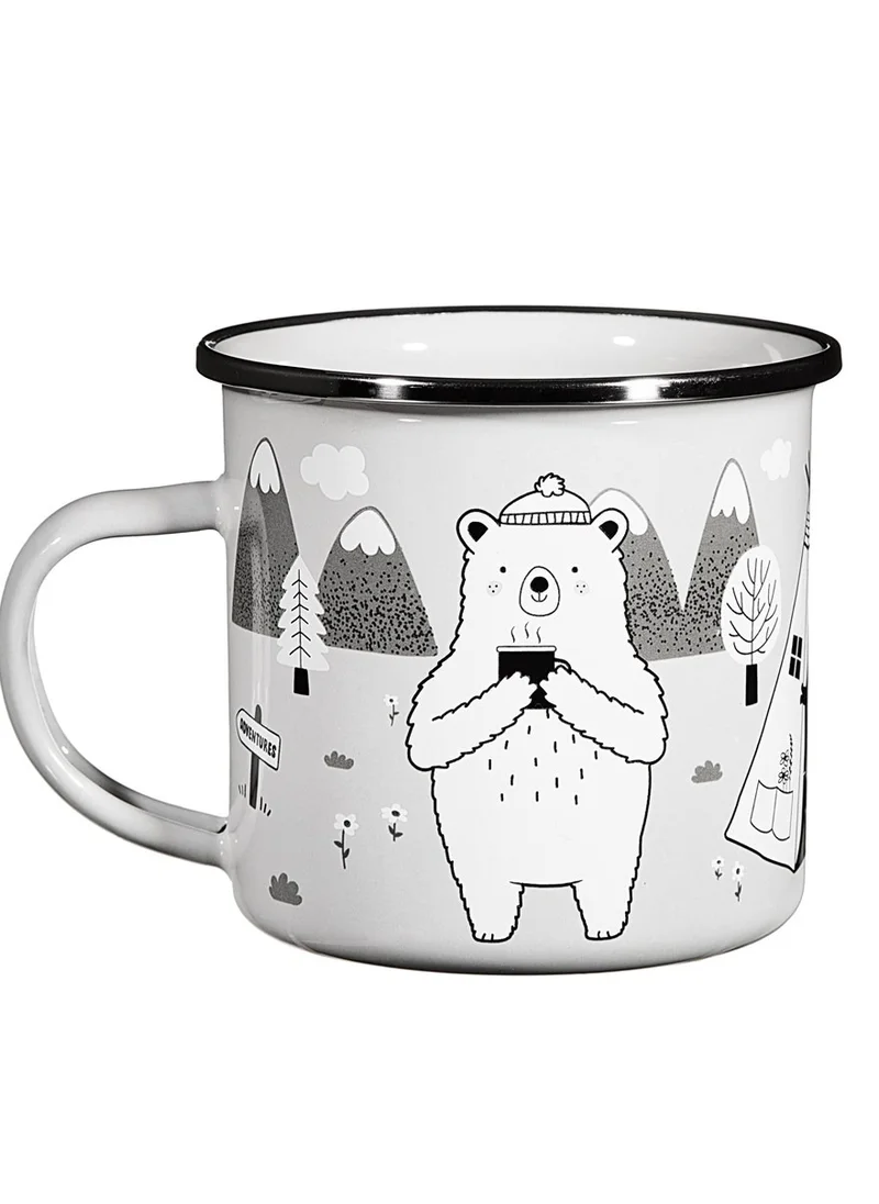 Sass & Belle Bear Adventure Enamel Mug