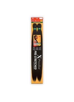 Xpression Prestretched Braiding Hair All Kanekalon Flame Retardant Smooth Yaki Braid Hair Extension 72 Inch (1 Pack 2)