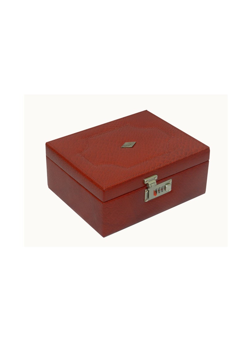 LAVERI LEATHER - Laveri Jewellery Box Ring Necklace Earring Bracelet Storage Box Leather Multifunction Jewelry Organizer Box - Image 1