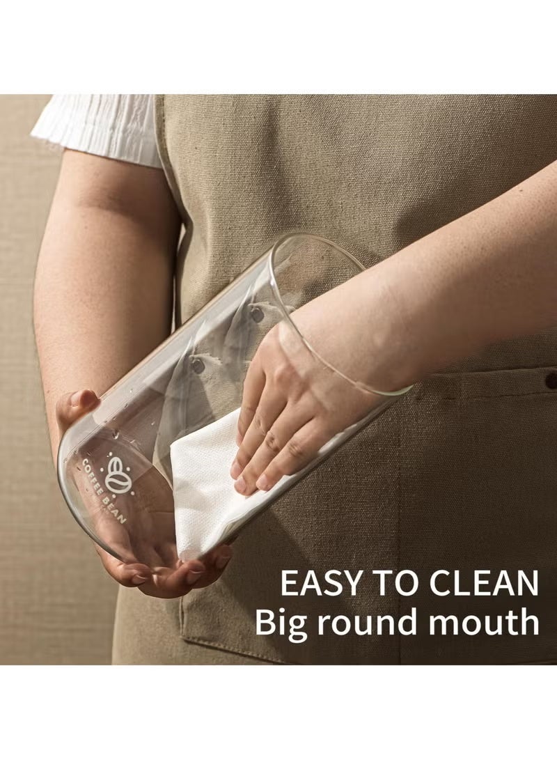 RUIYADA Vacuum Sealed Coffee Canister Coffee Container with One-Way CO2 Valve and Freshness Tracker, Perfect for Coffee Bean Storage,1700ml Large Capacity - Image 4