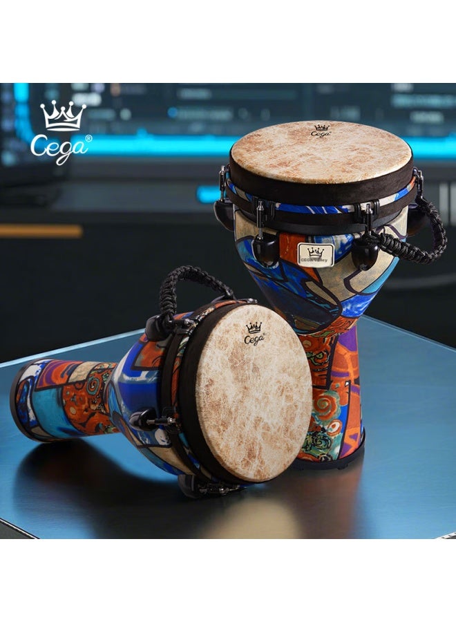 Cega African Drum, 12-inch Professional Performance-grade Adjustable Tuning Hand Drum, Percussion Instrument, Holiday Gift - Image 3