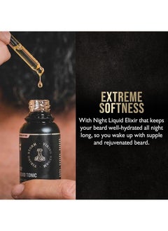The Beard Struggle Night Liquid Elixir Beard Oil - Silver Collection - Alfheim's Forests - Softens, Moisturizing, & Healthier Beard Growth - Vegan-Friendly Beard Growth Oil (1 Fl oz)  - Image 5