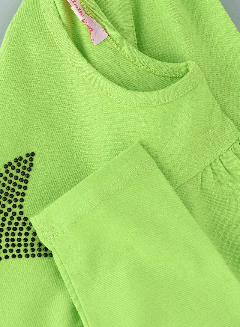 Jelliene Knit T-Shirt With Print - Image 4