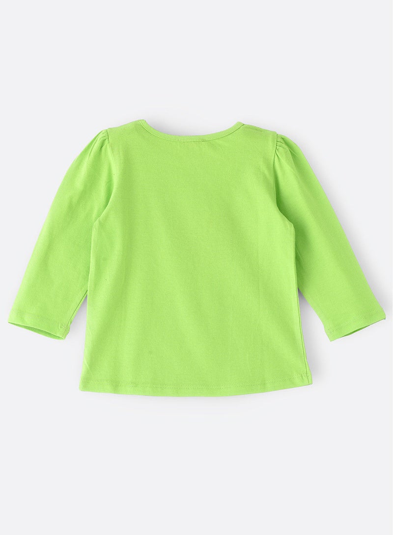 Jelliene Knit T-Shirt With Print - Image 2