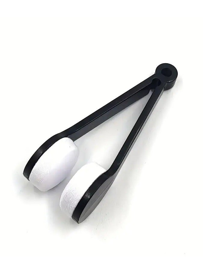 جلوسكي فرشاة تنظيف النظارات من الألياف الدقيقة المحمولة سهلة التنظيف-نظارات الأزياء متعددة الوظائف والنظارات مسح، دائم وفعال - Image 1