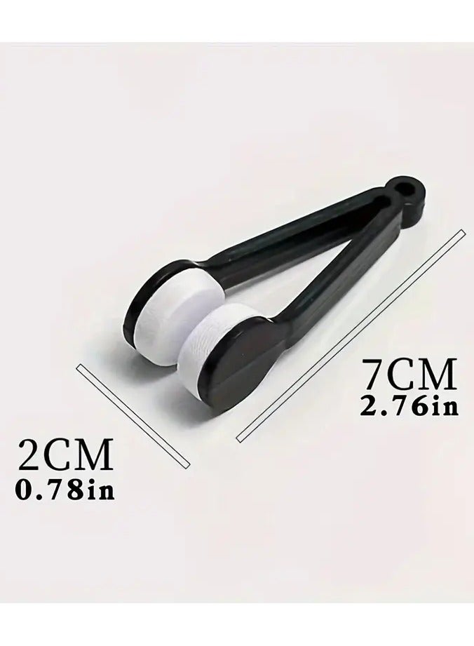 جلوسكي فرشاة تنظيف النظارات من الألياف الدقيقة المحمولة سهلة التنظيف-نظارات الأزياء متعددة الوظائف والنظارات مسح، دائم وفعال - Image 3