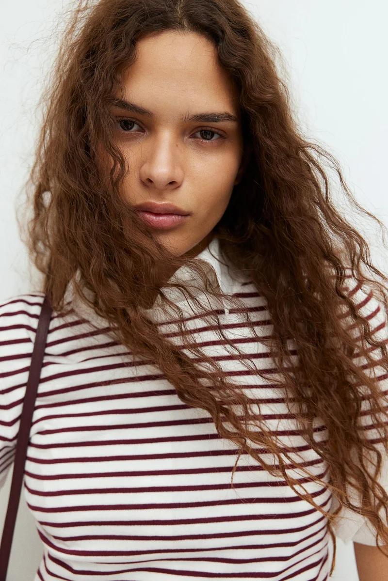 H&M Fine-knit T-shirt