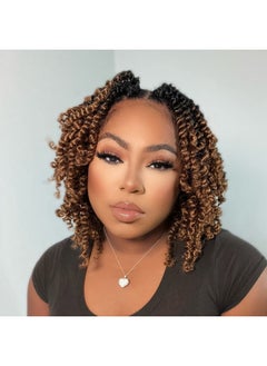 Tiana Passion Twist Hair 12 Inch 8 Packs Pretwisted Crochet Braids Ombre Brown Short Bob Prelooped Synthetic Braiding Hair Extensions (12 Inch Ot308P) - pzsku/ZAAC0EA975E806D5623D2Z/45/_/1719064944/b12bf98e-3d6f-4087-8873-1e516860d7d3