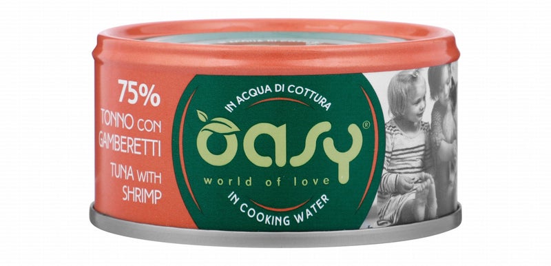 Wet Cat Food with Tuna & Shrimp in Cooking Water for Adult Cats, 70 g - Image 1