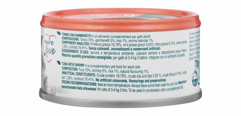 Wet Cat Food with Tuna & Shrimp in Cooking Water for Adult Cats, 70 g - Image 2