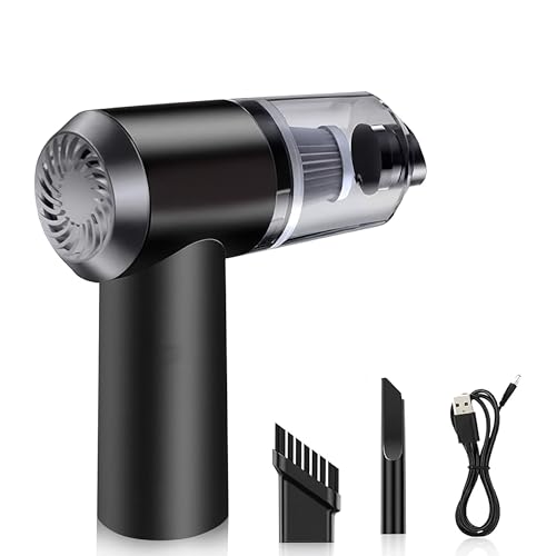 BLADESMITH 3 in 1 Portable Mini Vacuum Cleaner for Home & Car | Model AS-228 | Cordless Handheld Air Blower, Suction & Brush | USB Rechargeable | Compact Dust Remover - (Pack of - 1) - Image 1