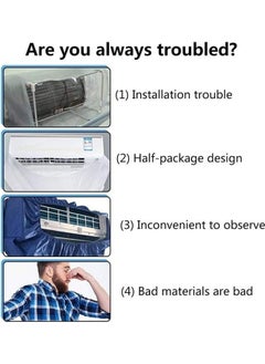 Generic Air Conditioner Cleaning Cover Clear  - Image 3