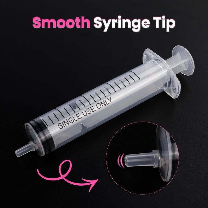 TENKAIWICK 20 PCS 20ml Oral Syringe With Cap,Plastic Syringe without Needle for Medicine Dropper, Feeding Pets, Liquid Measuring, Handicrafts，Individually Sealed, Luer Slip Protective coating - Image 5