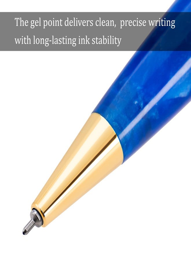 Conklin All American Gel Pen Lapis Blue | Luxury Gel Pen with Refillable Ink | Elegant Design, Smooth Writing, Premium Quality - Image 5