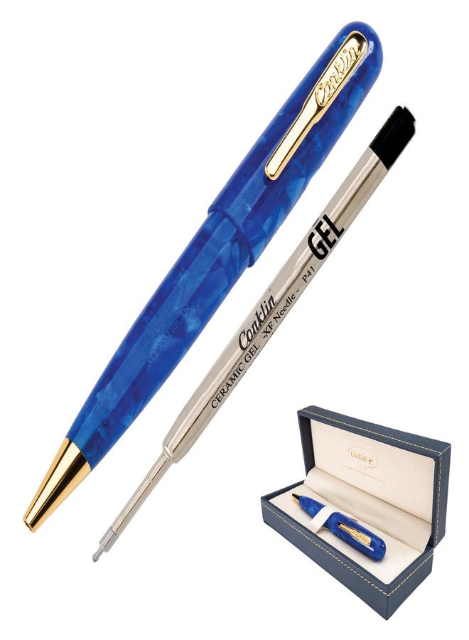 Conklin All American Gel Pen Lapis Blue | Luxury Gel Pen with Refillable Ink | Elegant Design, Smooth Writing, Premium Quality - Image 1