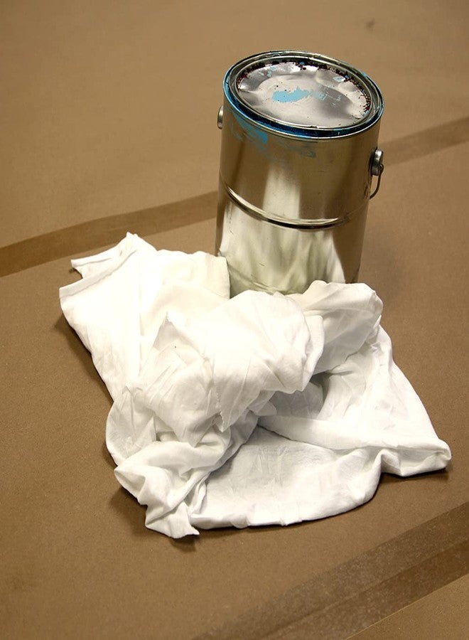 Trimaco Bleached T-Shirt and Polo Knit Painter Rags, 8lb Compressed Box - Image 5