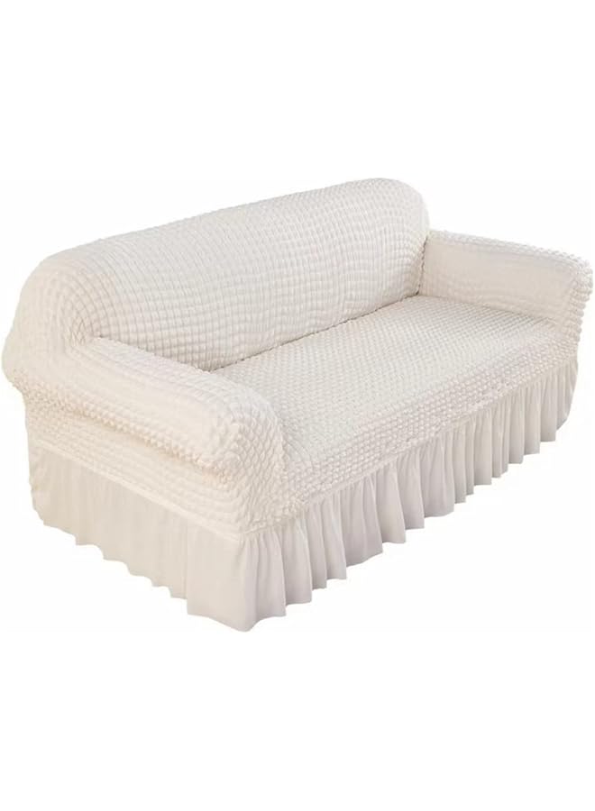 The Bros Universal High Elastic Sofa Cover Puff Sleeve Yarn Skirt Two-person Armchair Furniture Protection All-Inclusive - Image 1